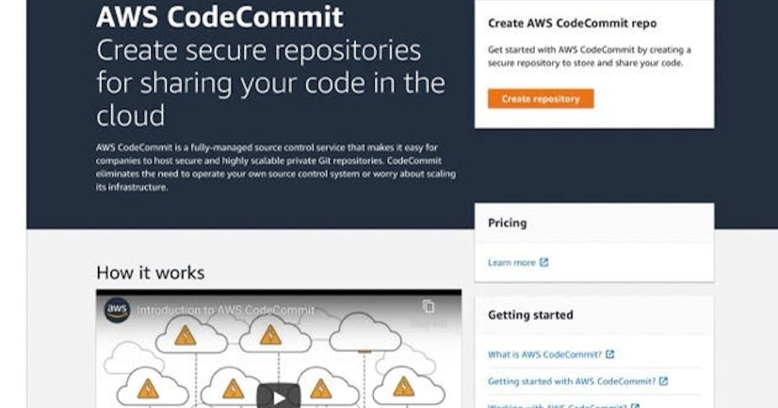 Getting Started with AWS CodeCommit: A Comprehensive Guide🚀 ☁