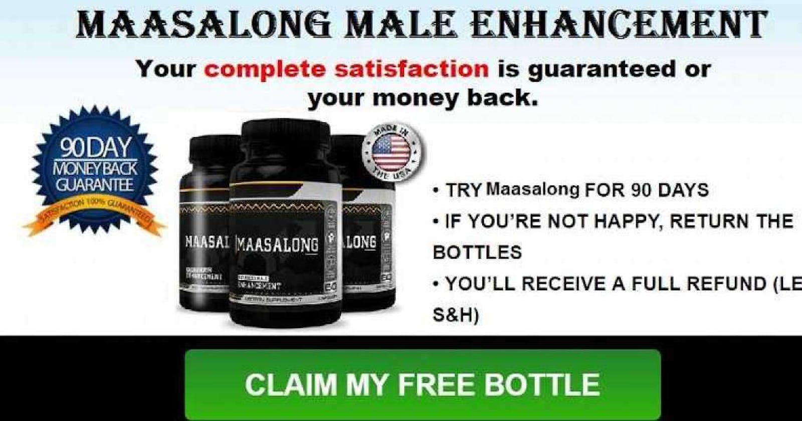 Experience the Difference: Maasalong Male Enhancement for Enhanced Pleasure