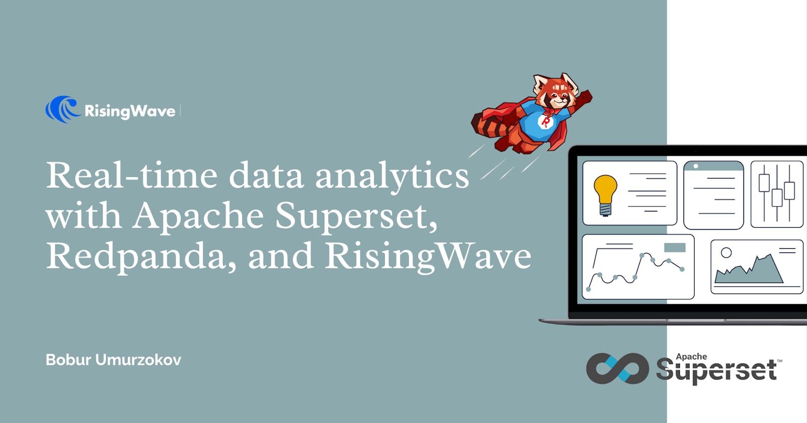Real-time data analytics with Apache Superset, Redpanda, and RisingWave