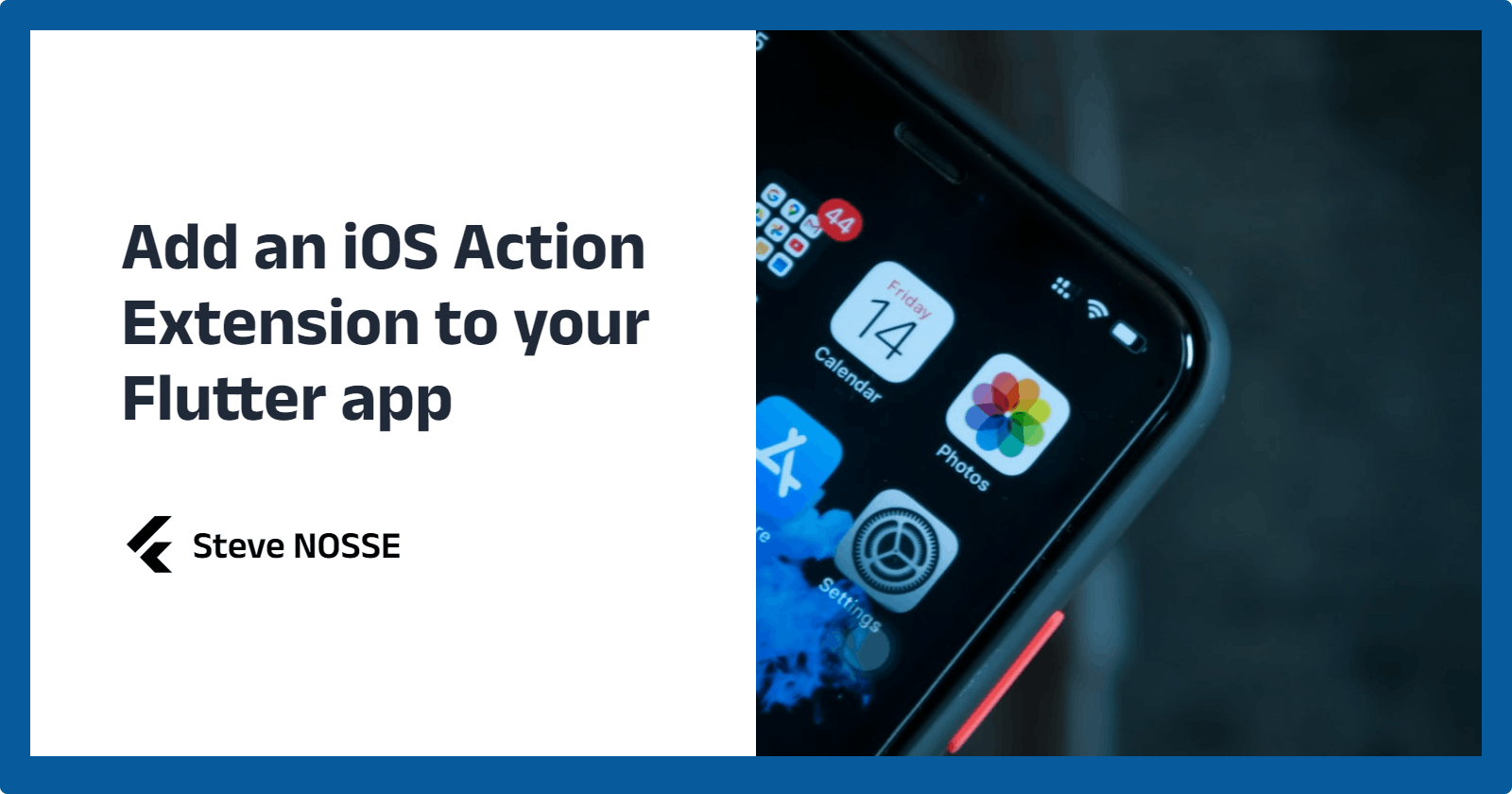 Add an iOS Action Extension to your Flutter app