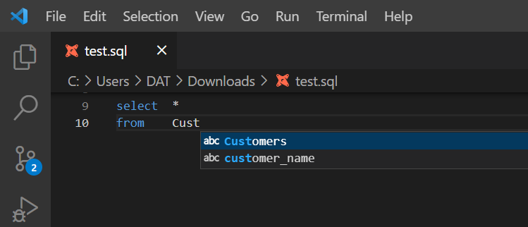 VSCode as IDE