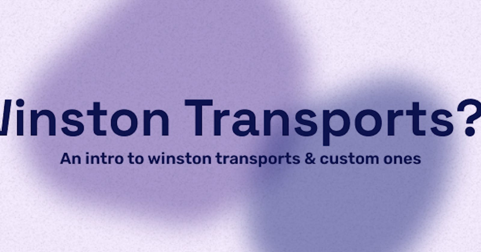 Winston Transports??