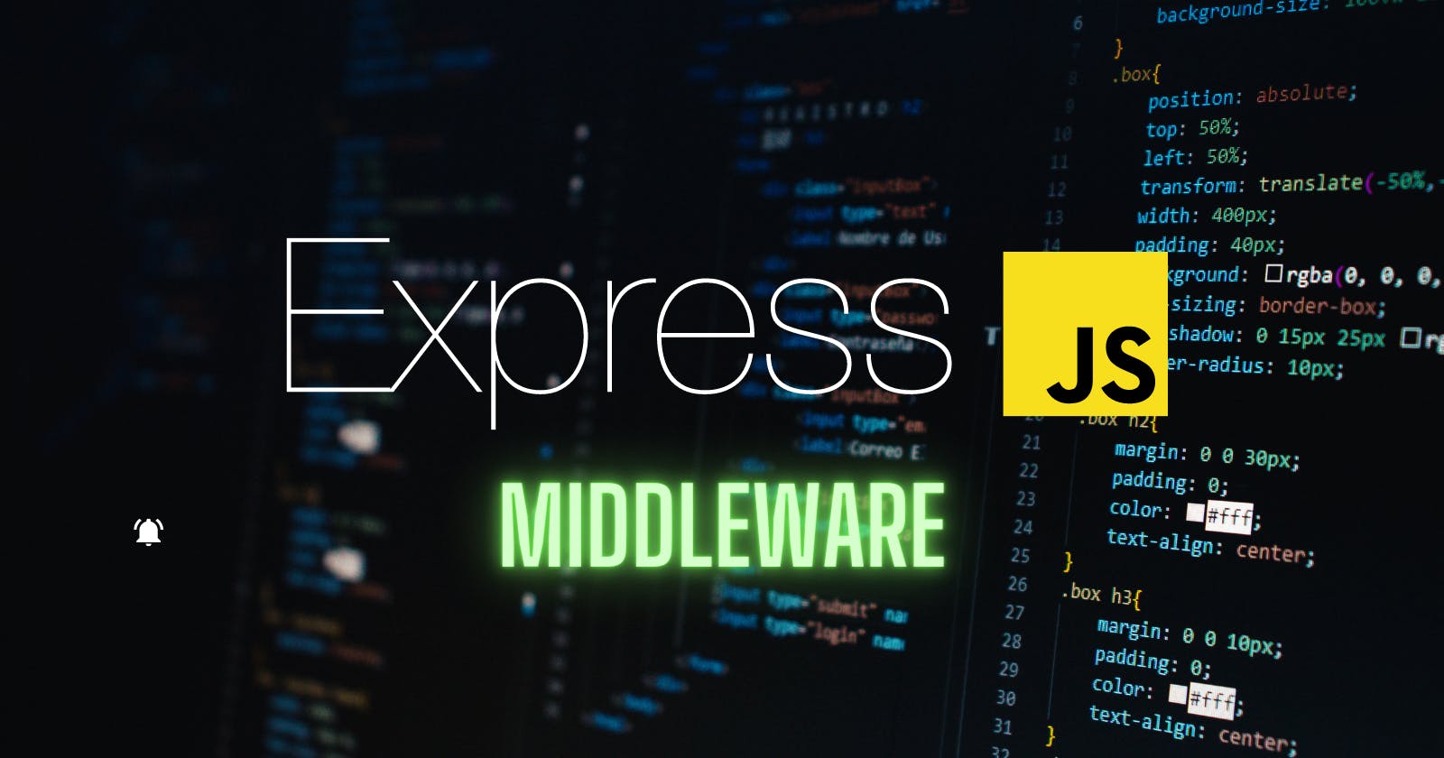 What is express middleware? And how to make one.