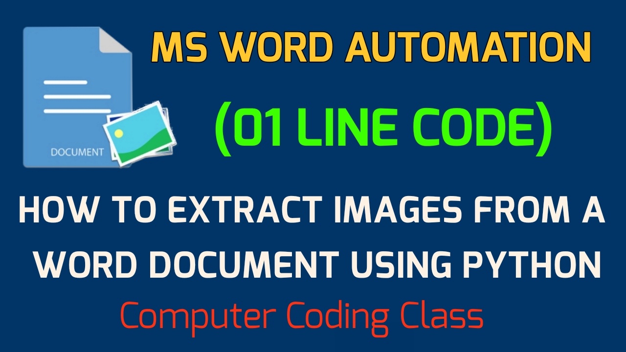 How to Extract all Images from Word Document