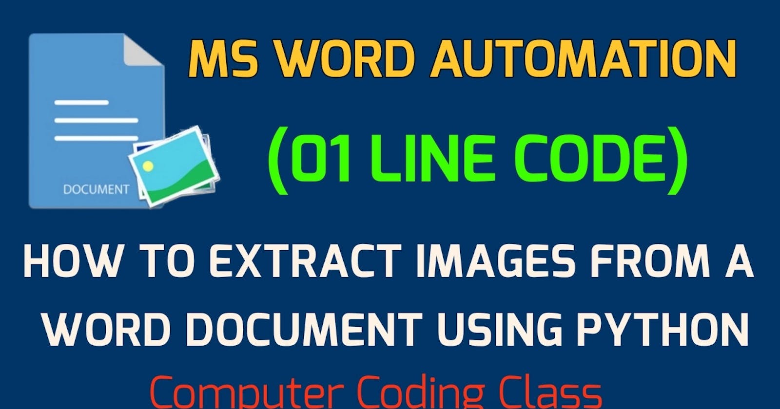 How to Extract all Images from Word Document
