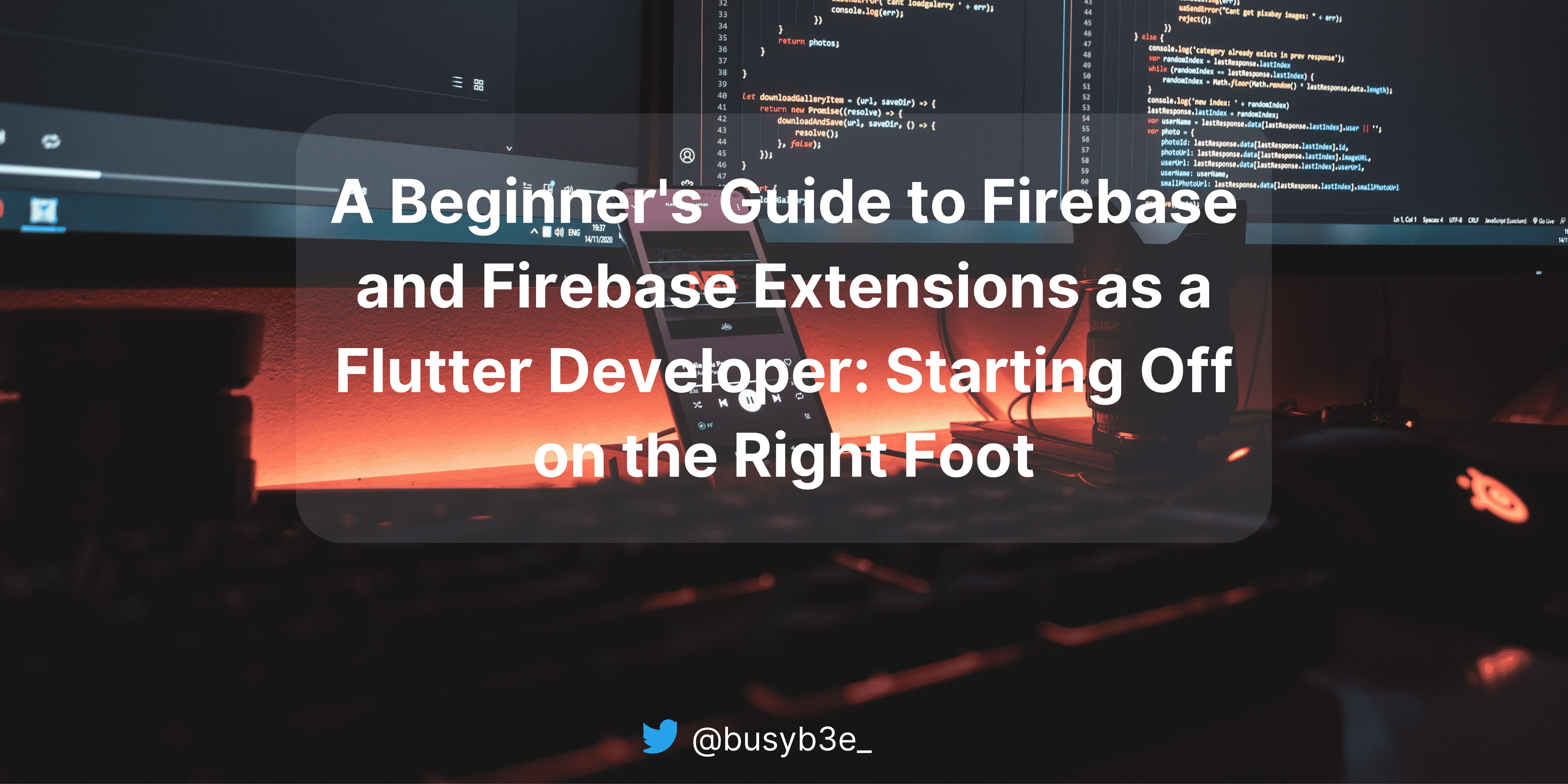 A Beginner's Guide to Firebase and Firebase Extensions as a Flutter Developer
