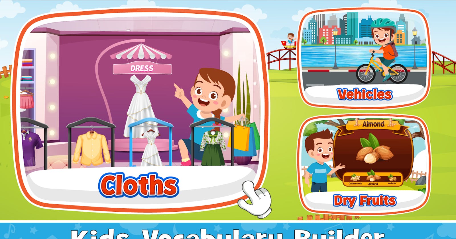 “Learning English made fun and easy and child friendly” with Kids Games to Learn English