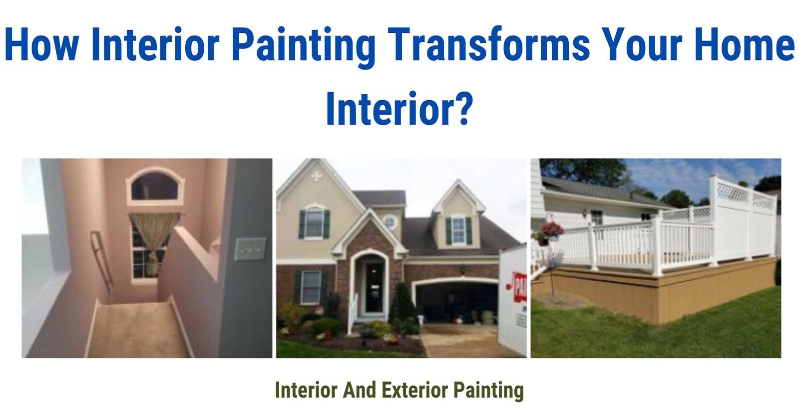 How Interior Painting Transforms Your Home Interior?