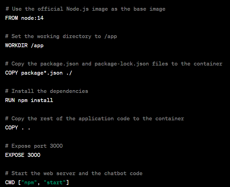 How To Write A Dockerfile!(Json application)