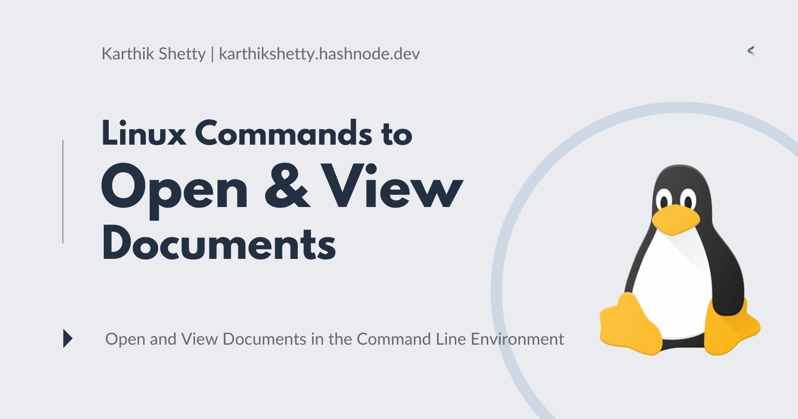 Linux Commands to Open and View Documents