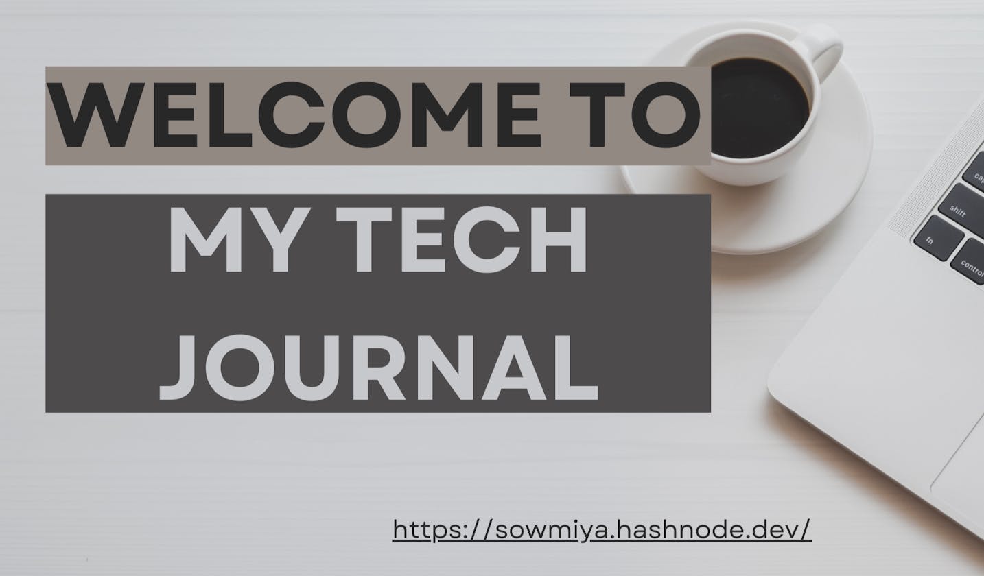 Welcome to My Tech Journal