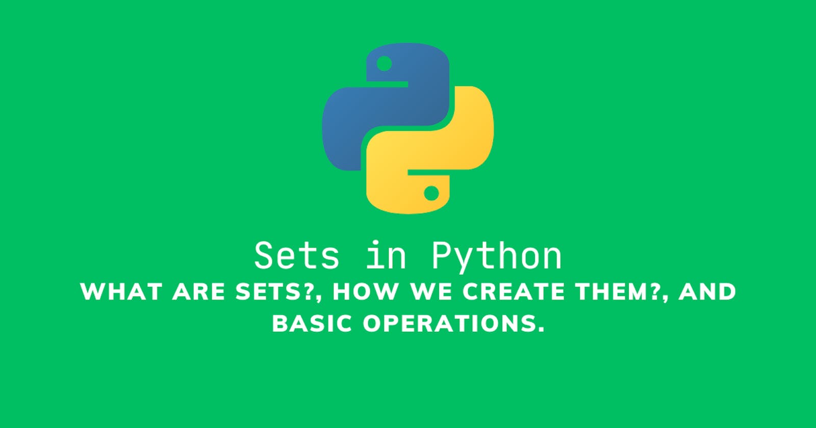 Sets in Python part 1