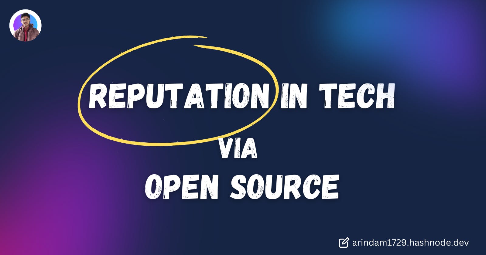 Reputation in Tech via Open Source