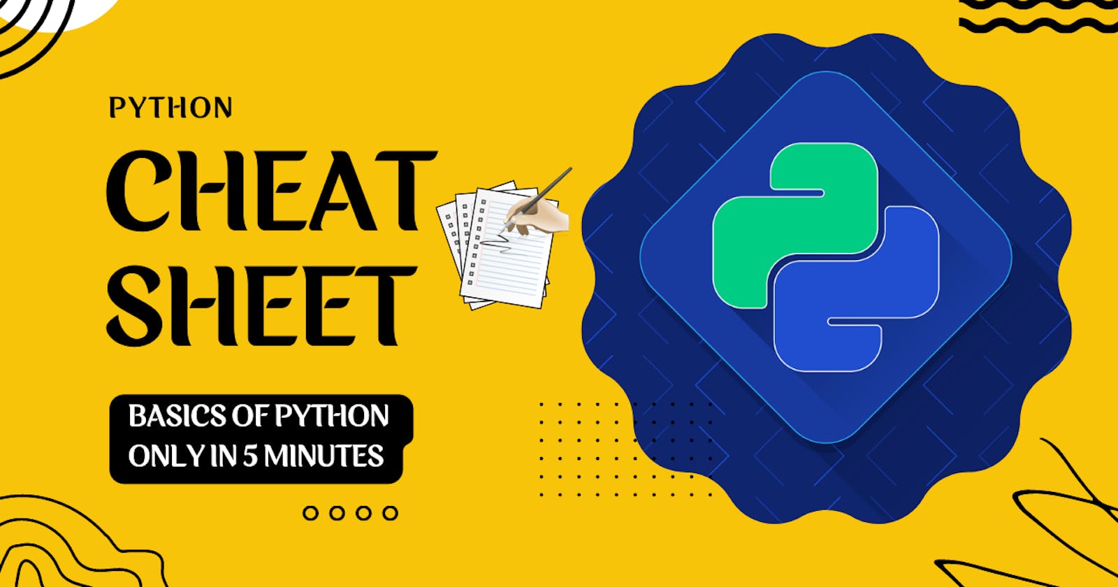 Python : Basics Cheat Sheet
