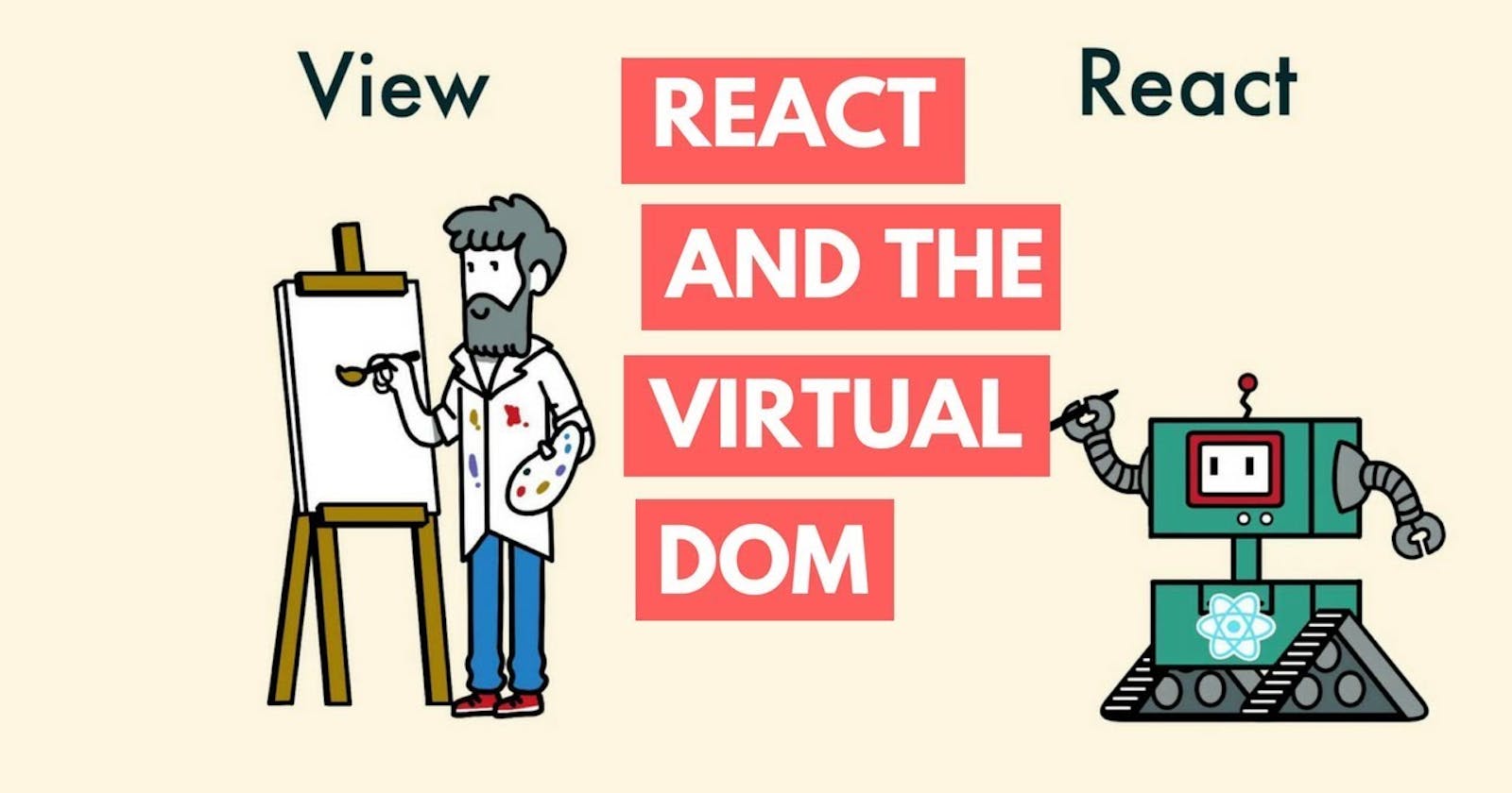 Different  b/w Real DOM & React DOM