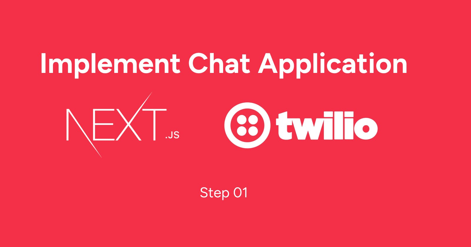 Implement Chat Application using NextJS & Twilio
