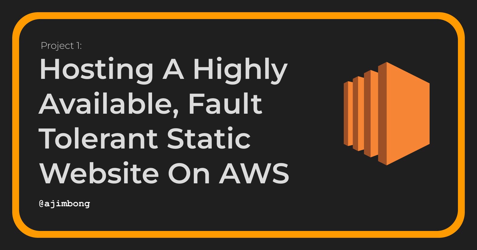 Hosting A Highly Available, Fault Tolerant Website On AWS