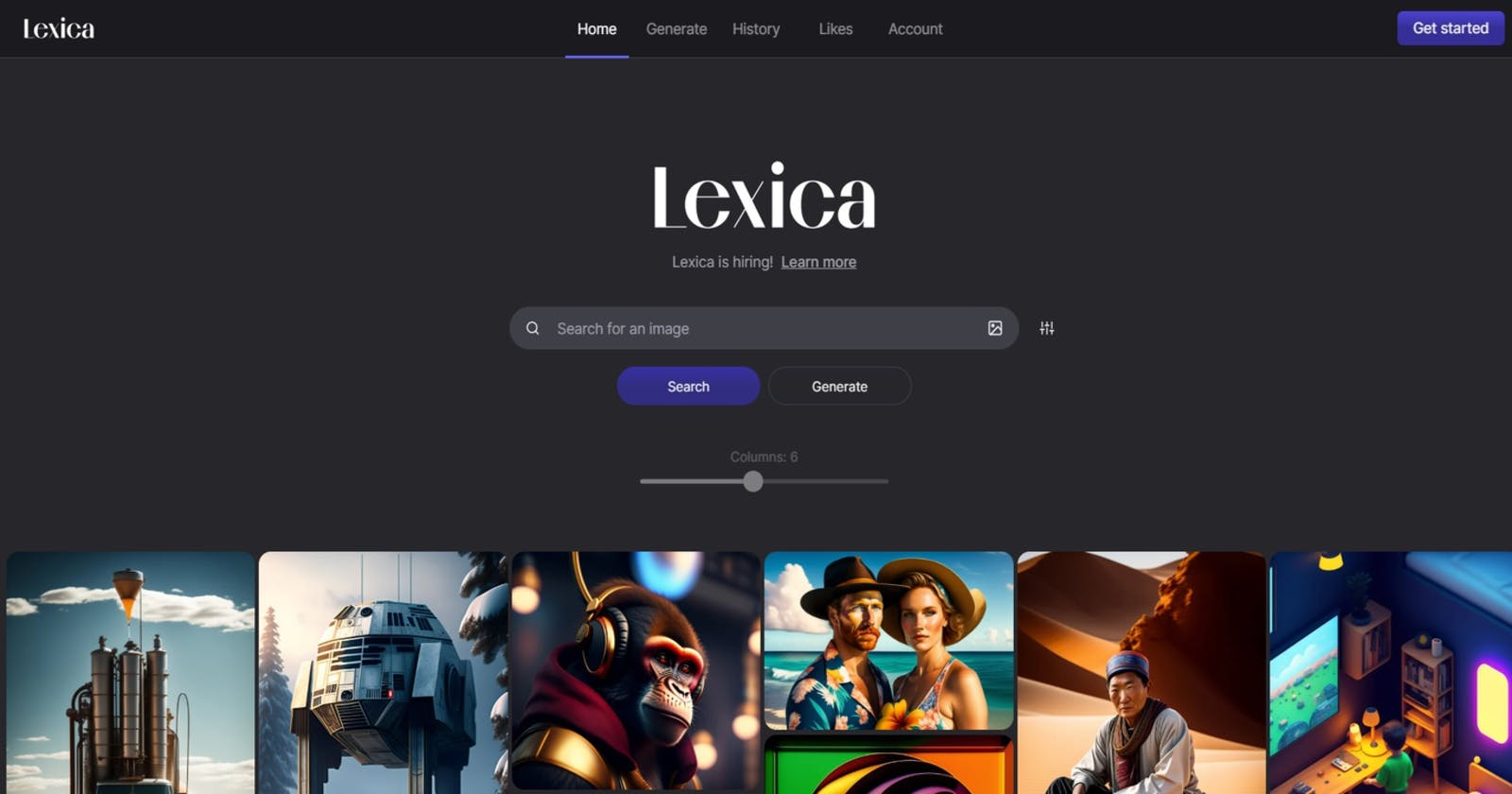 Lexica - Empowering Visual Search with Stable Diffusion