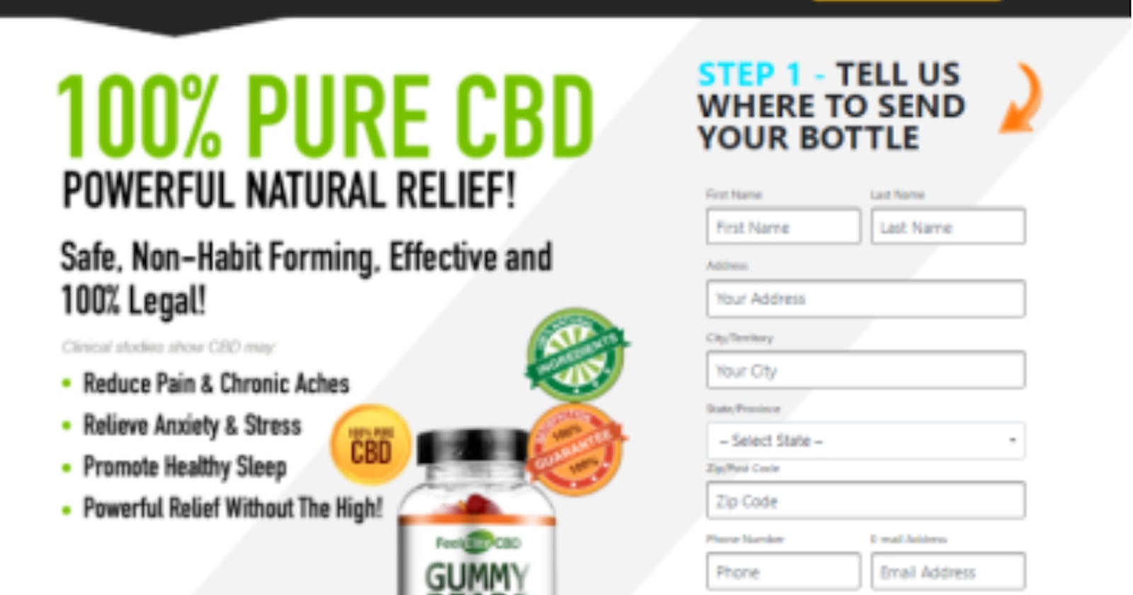 Feel Elite CBD Gummies Reviews Instant Pain Relief & See The Results!