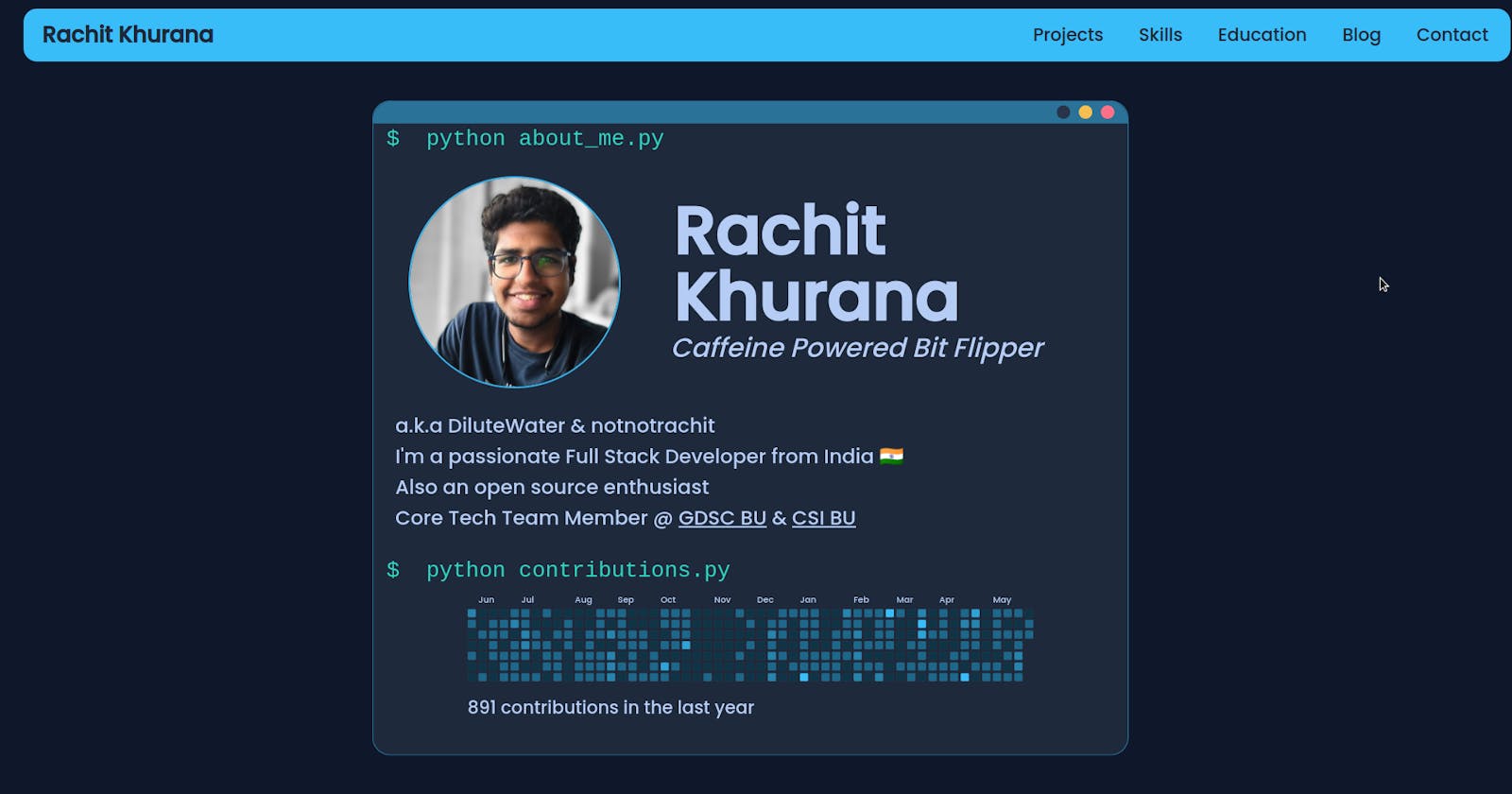 Developer Portfolio: Appwrite Hashnode Hackathon
