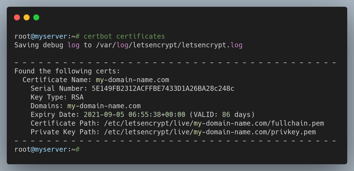 how-to-list-all-ssl-certificates-issued-by-certbot-and-how-to-delete