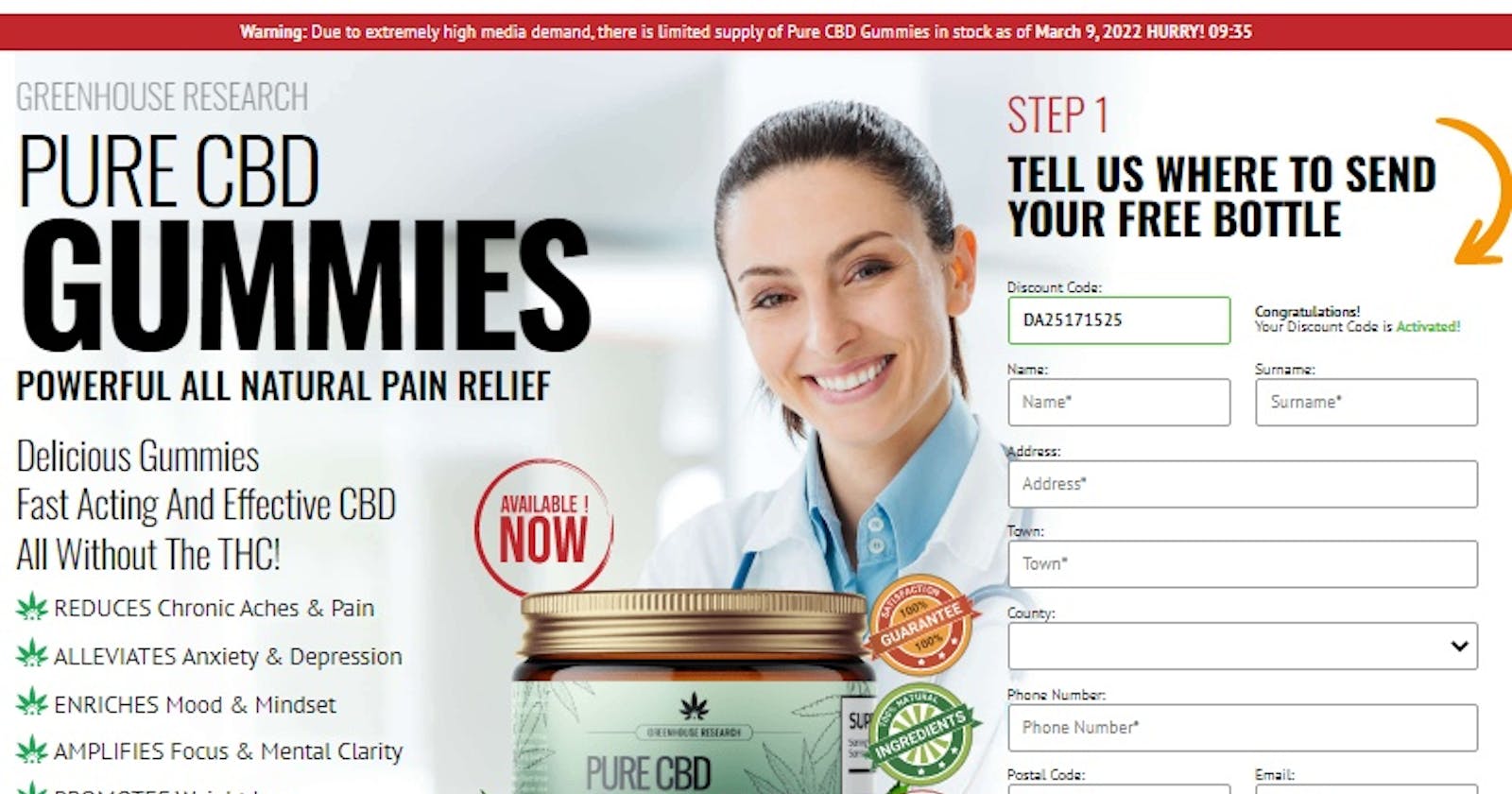 Hemp Labs CBD Gummies: Reviews, Mental Health, Chronic Aches, Joint Pain, 100% Natural (Scam Or Legit) & Buy!