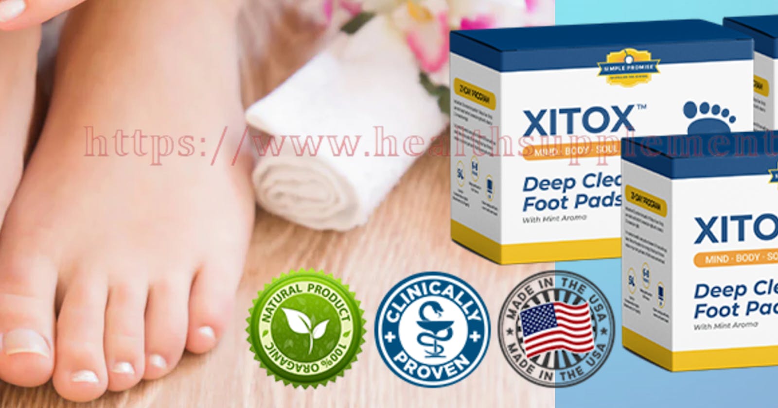 Xitox Deep Cleansing Detox Foot Pads Relieving Stress, Improving Circulation, And Promoting Better Sleep(Spam Or Legit)