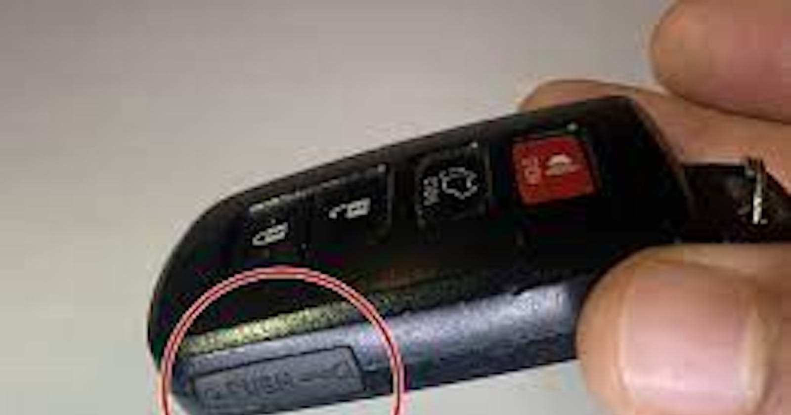 How to change battery in toyota key fob?