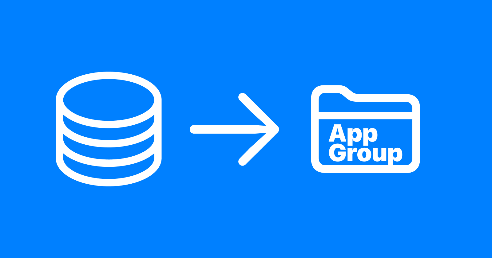 How to migrate NSPersistentCloudKitContainer to App Groups