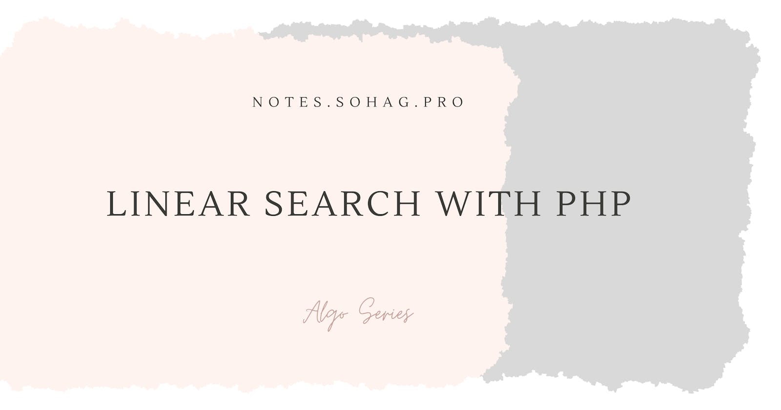 Linear Search with PHP
