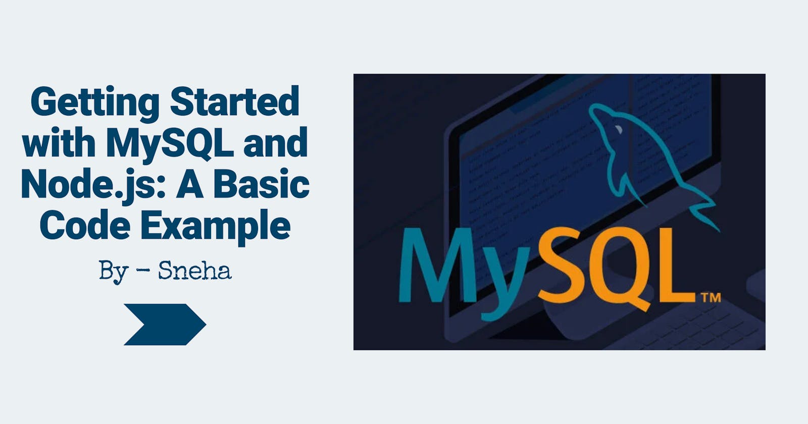 Getting Started with MySQL and Node.js: A Basic Code Example