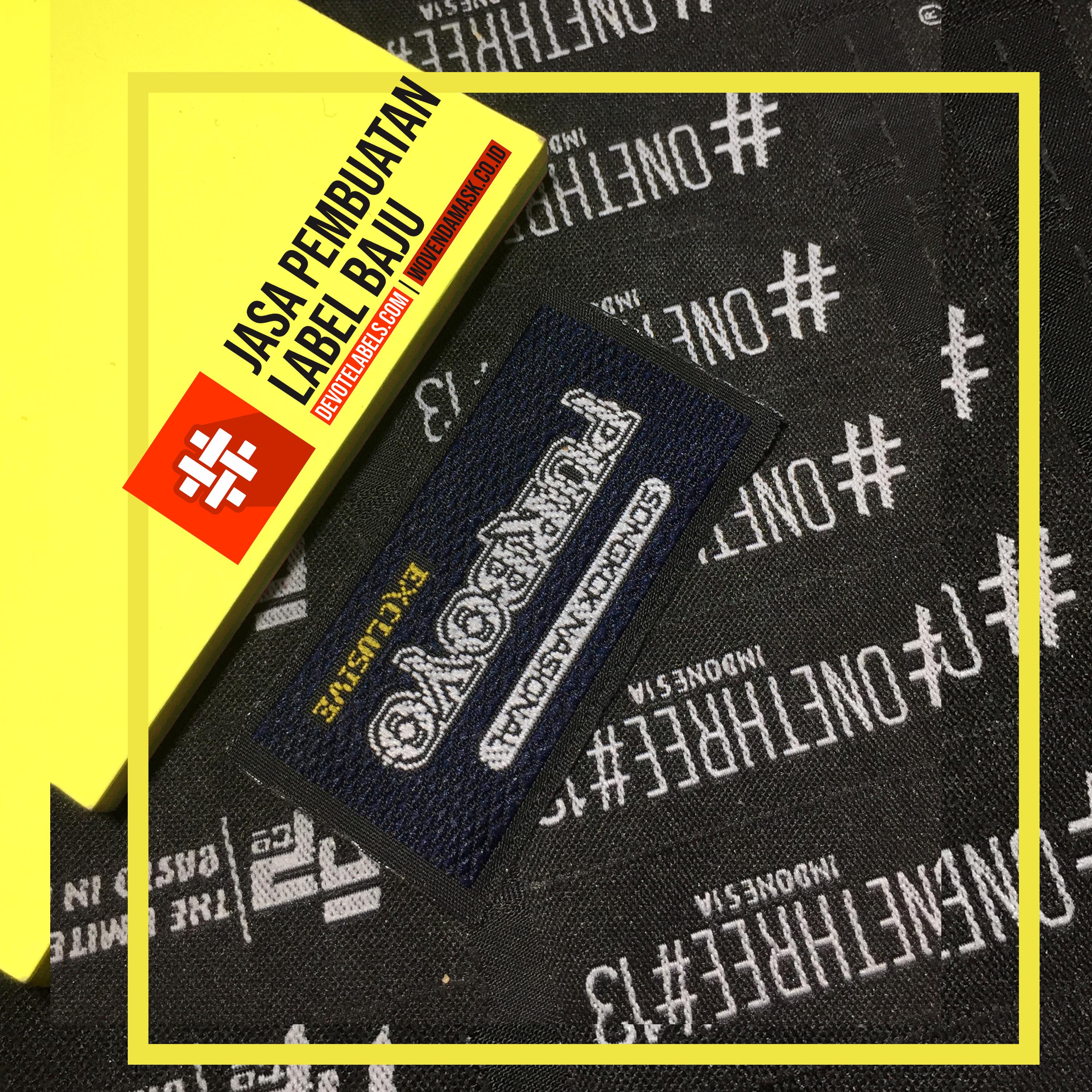Percetakkan Label Woven Damask Bogor, Inilah Pricelistnya