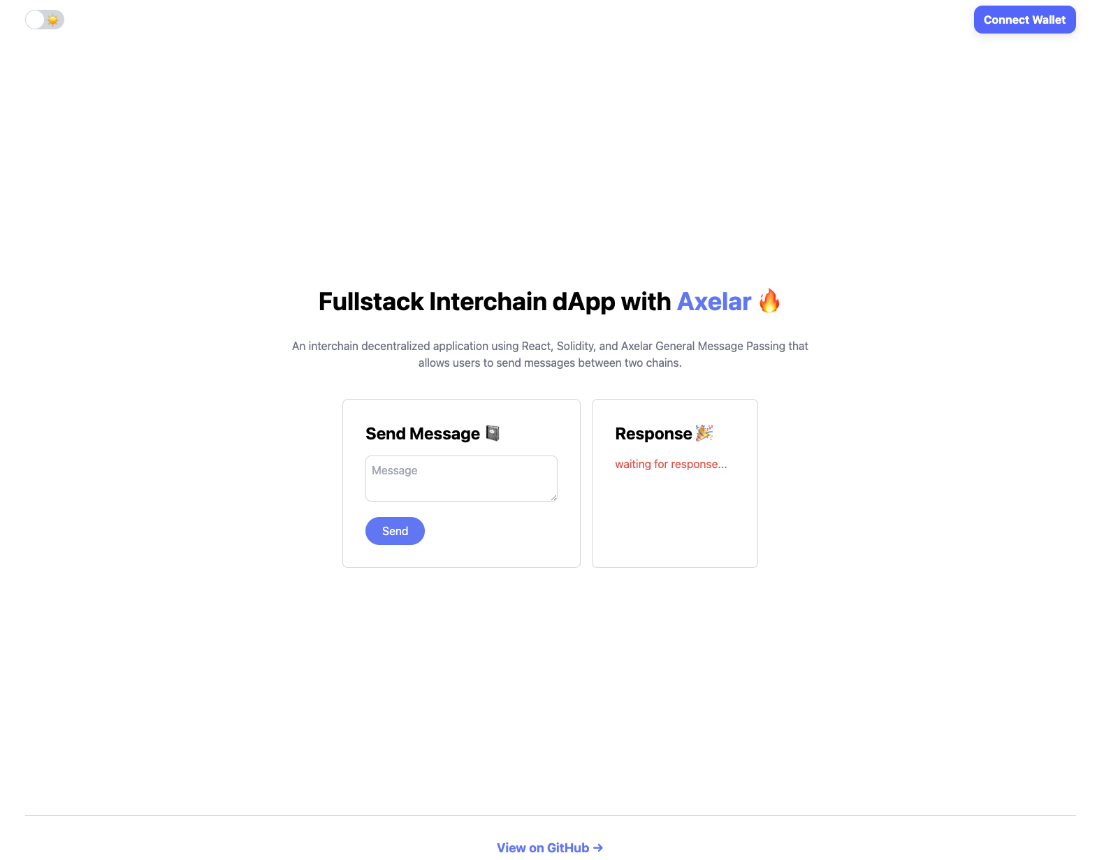 Build a Full Stack Interchain dApp with Next.js, Solidity & Axelar