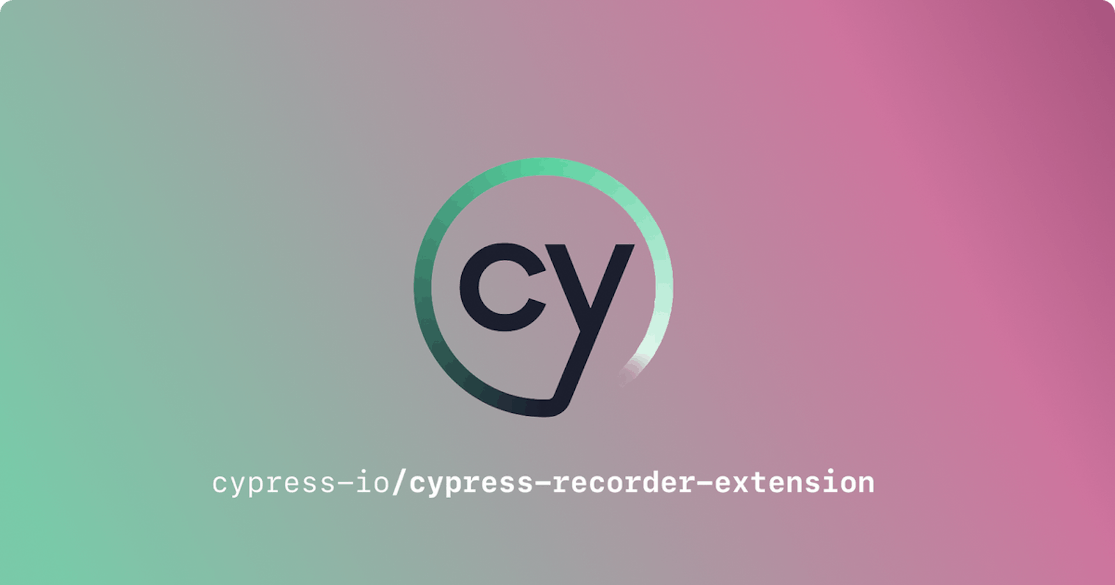 How to record a Cypress test using Cypress Recorder