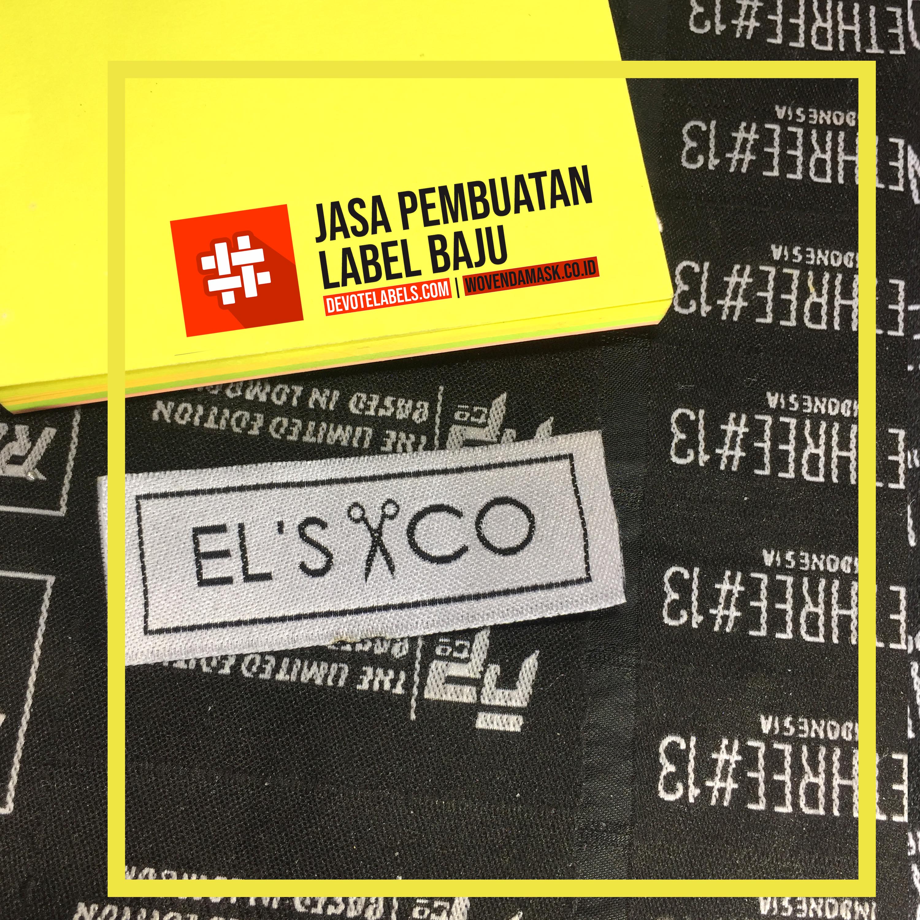 Pabrik Label Woven Damask di Ungaran, Berikut Detailnya