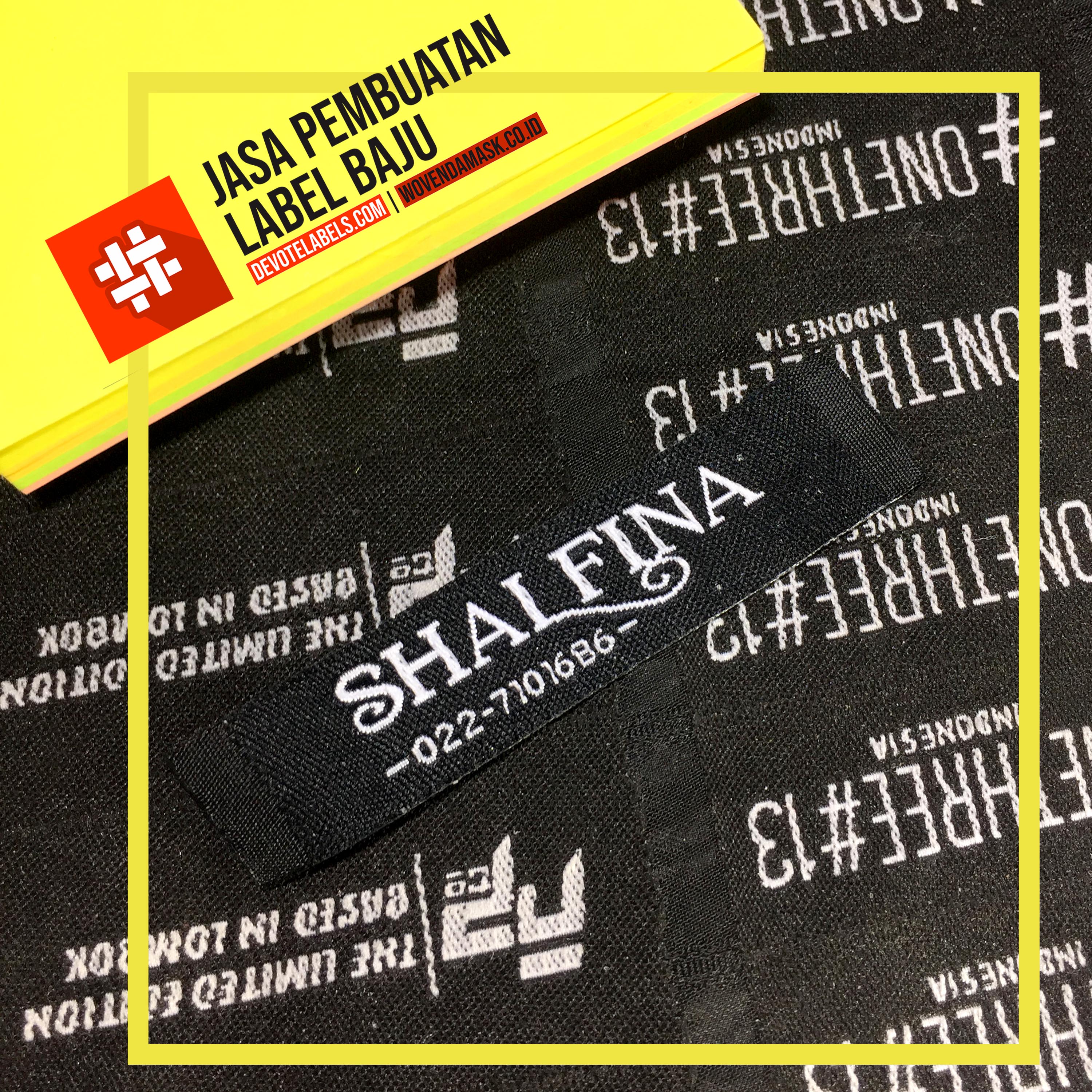 Produsen Label Woven Damask di Kaliwungu, Ini Harganya