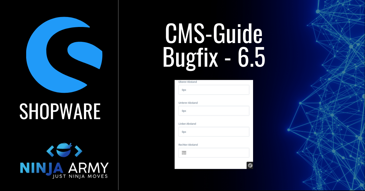 Shopware CMS-Guide - Bugfix