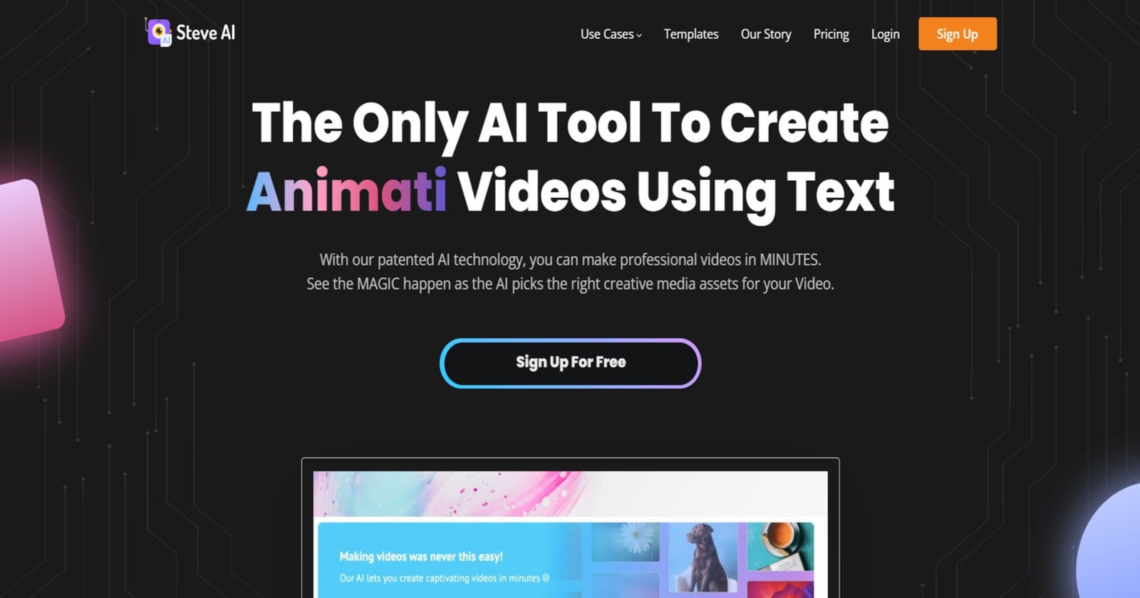 Unleash Your Creative Power with Steve AI - AI Video Creation Made Easy
