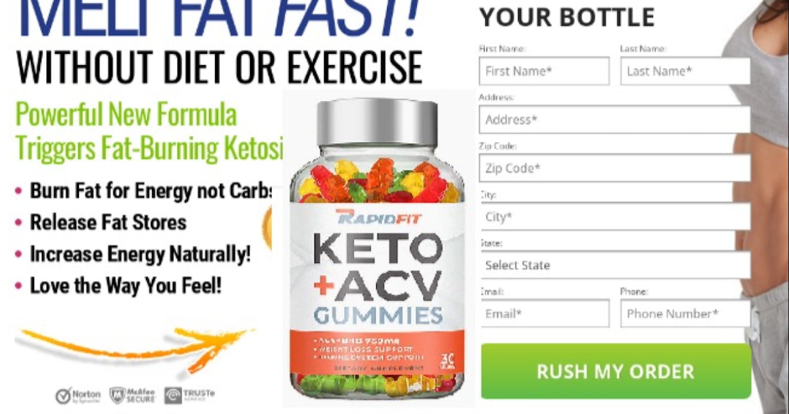 Unlock the Power of Ketogenic Living with RapidFit Keto ACV Gummies