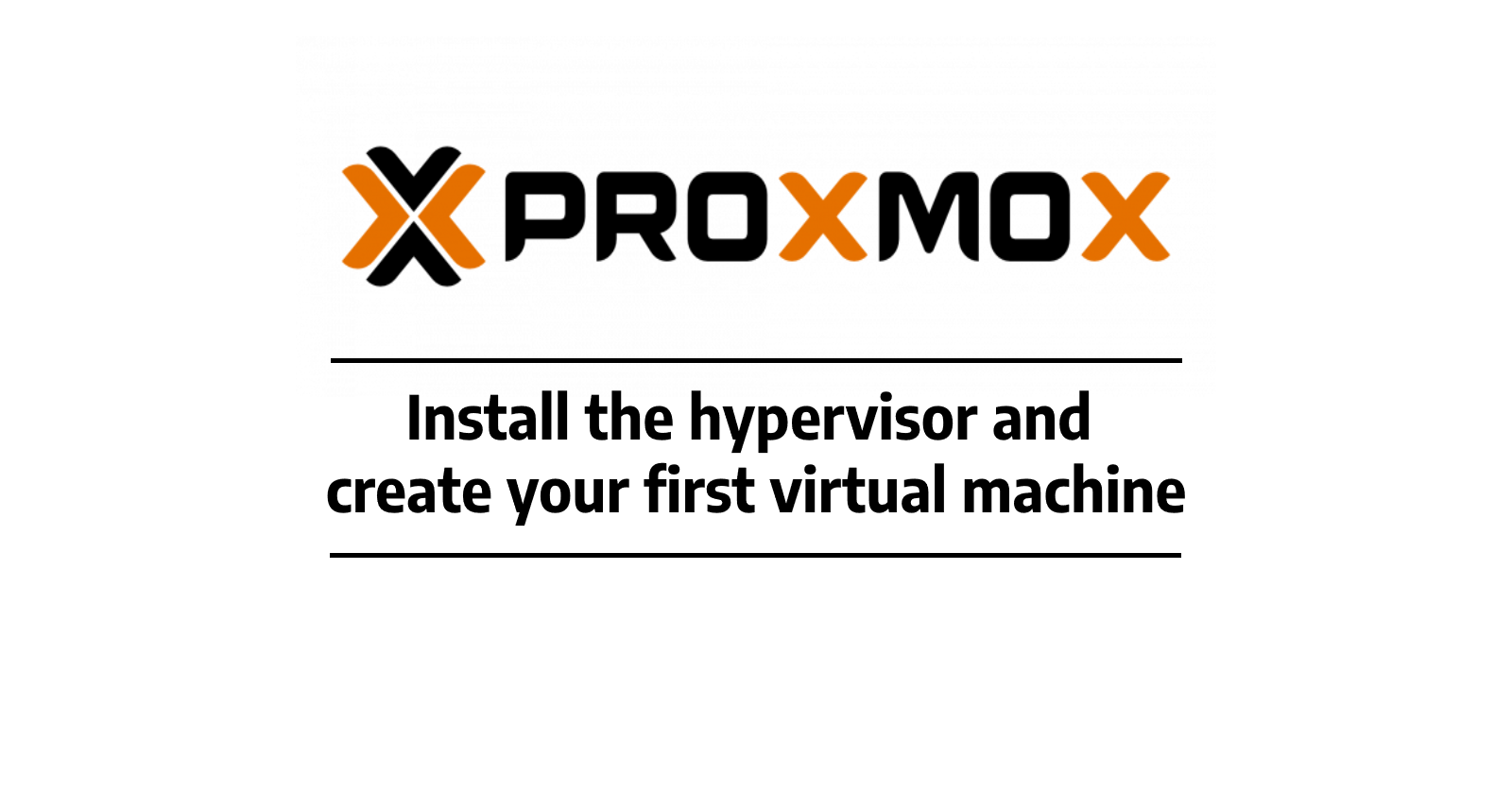 Introduction to Proxmox