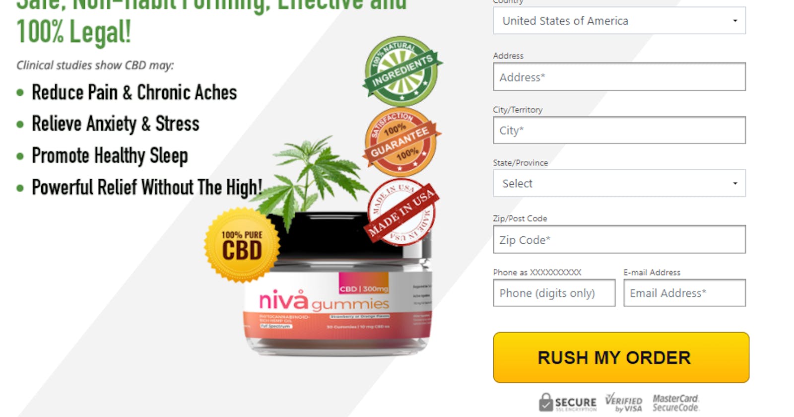 Niva CBD Gummies Official Website, Improve Health & Helps In Pain Relief?