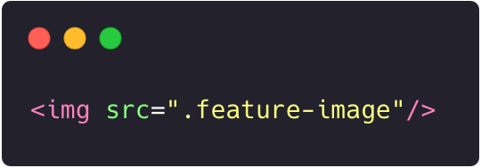 image with code snippet of an img HTML tag without alt attribute