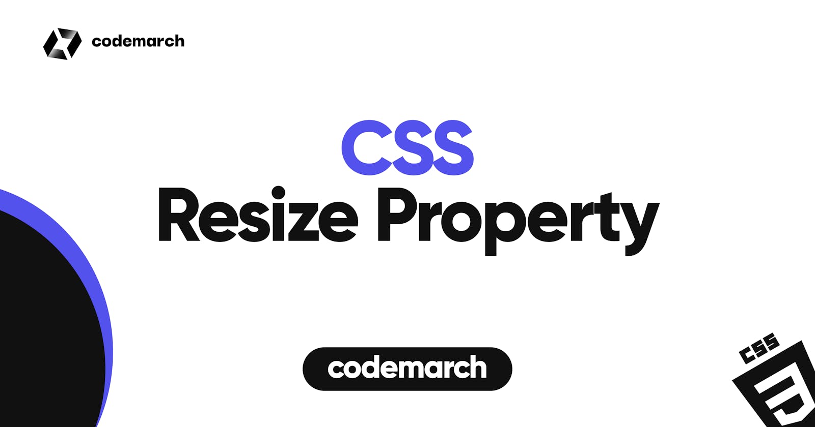CSS resize Property
