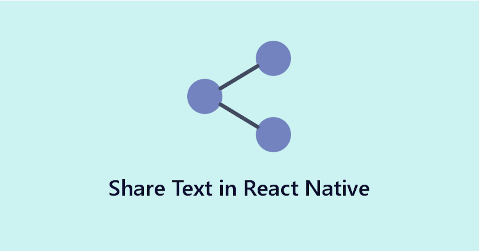 Sharing text, links and images in react native apps