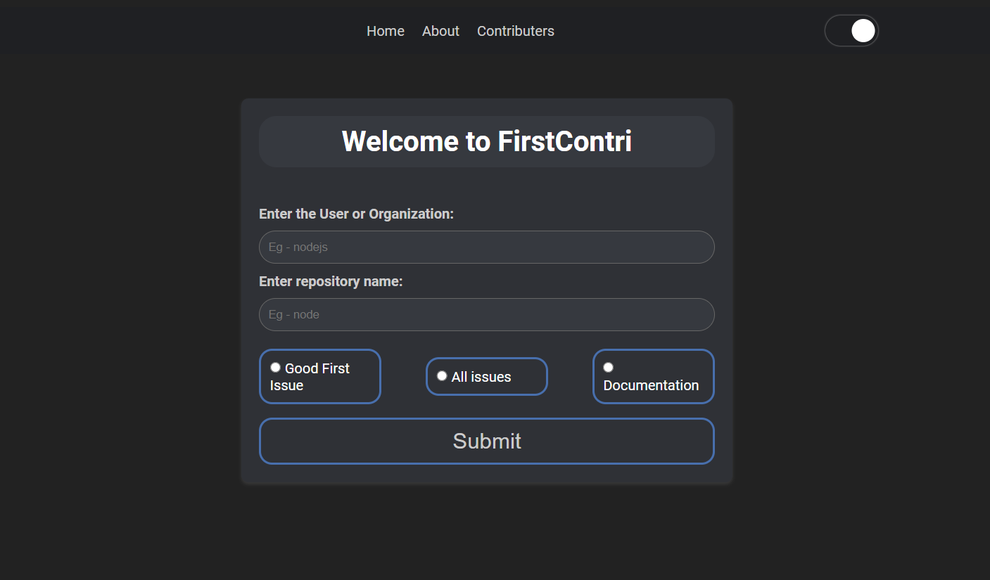 FirstContri - An issue scrapper (Day 0 - Understanding the project)