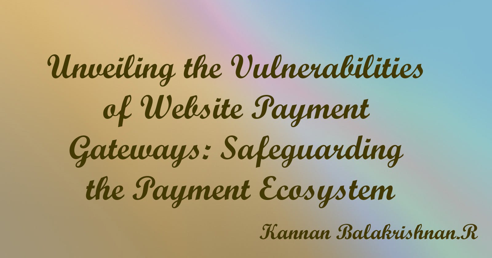 Unveiling the Vulnerabilities of Website Payment Gateways: Safeguarding the Payment Ecosystem