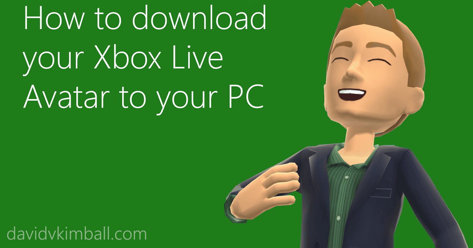 How to Download your Xbox Live Avatar to your PC