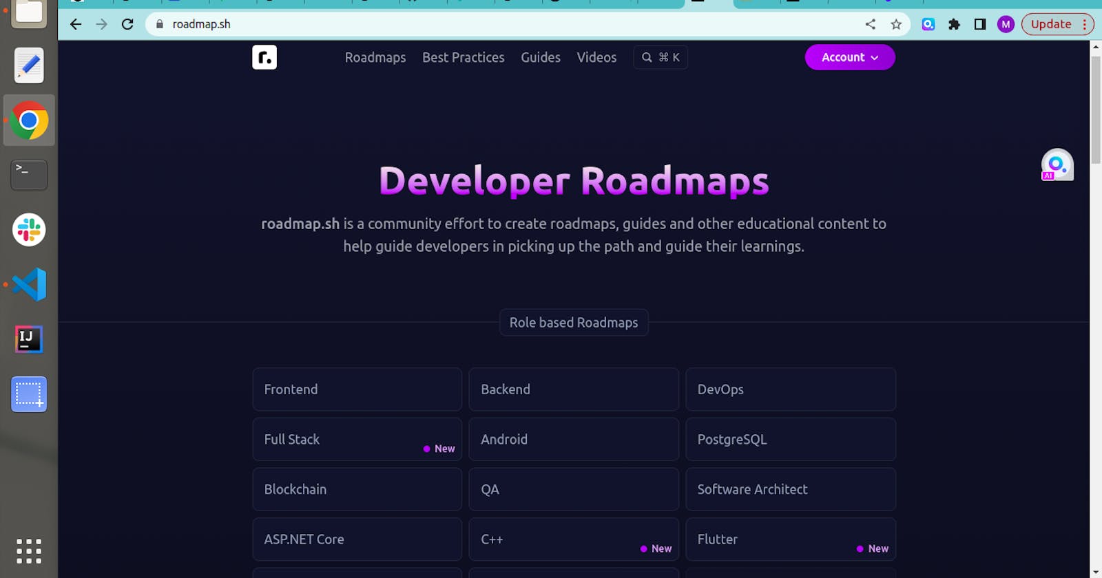 Ever heard of Roadmap.sh?