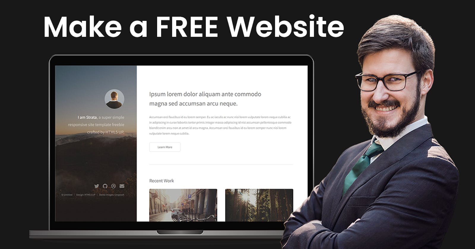How to create a free, custom website in 15 minutes