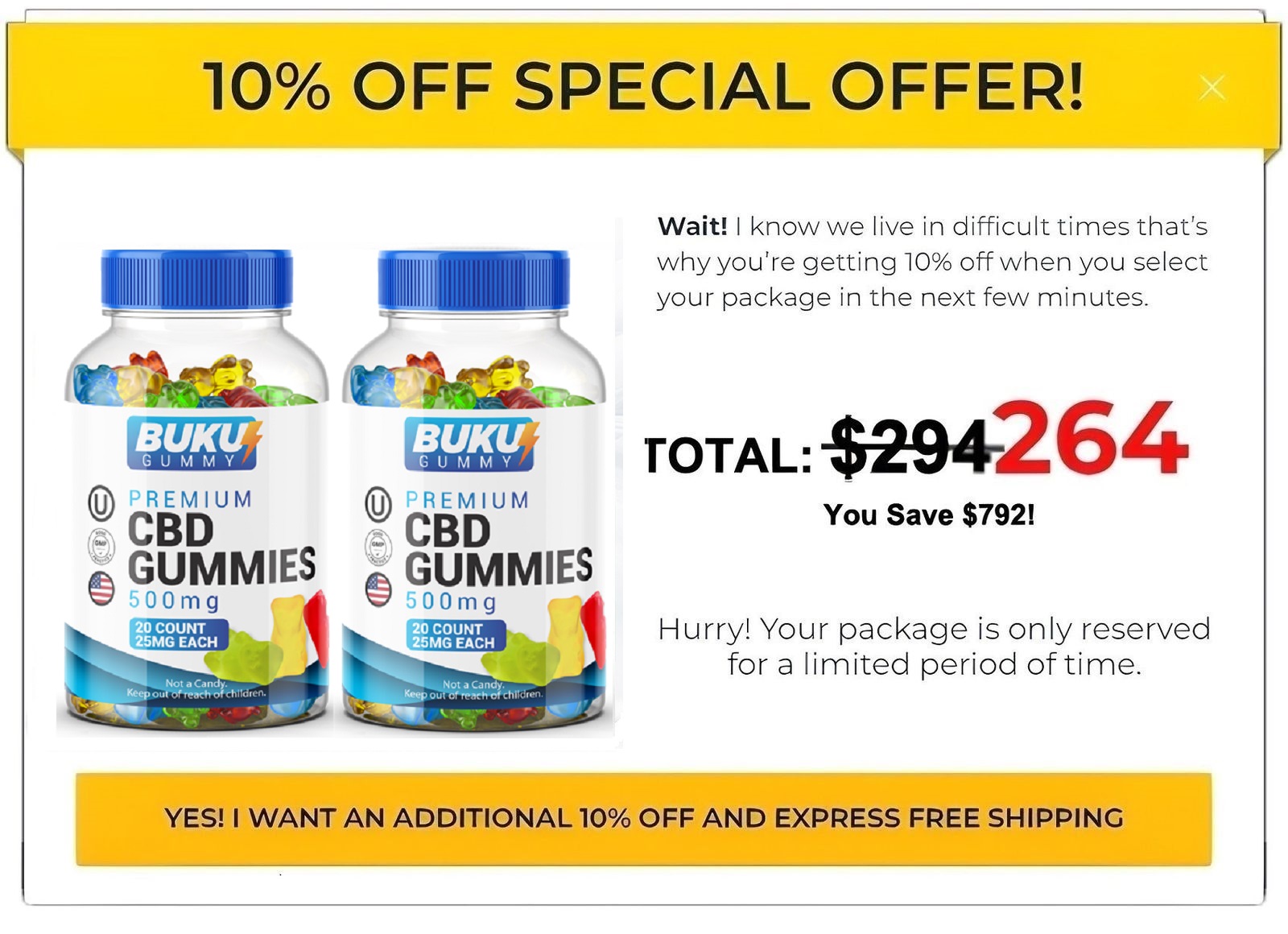 Buku CBD Gummies (Exposed 2023) Reduces Chronic Pain! Special Offer Today